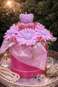 Fleur d'Amour - Rose Scented Flower Bouquet with Teddy Bear