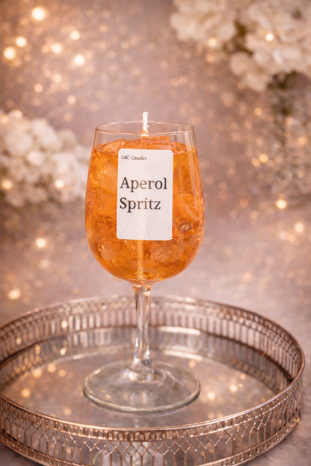 Aperol Spritz Candle